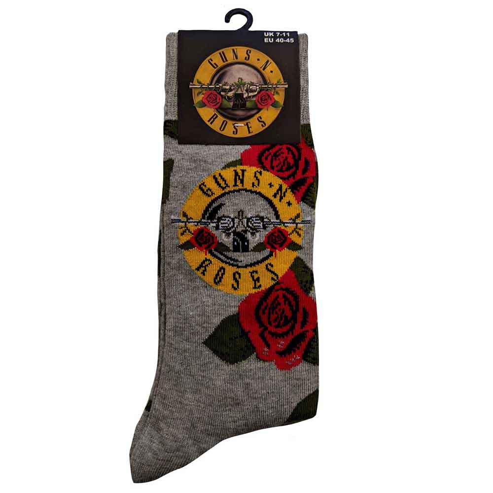 Guns N' Roses Unisex Ankle Socks: Bullet Roses