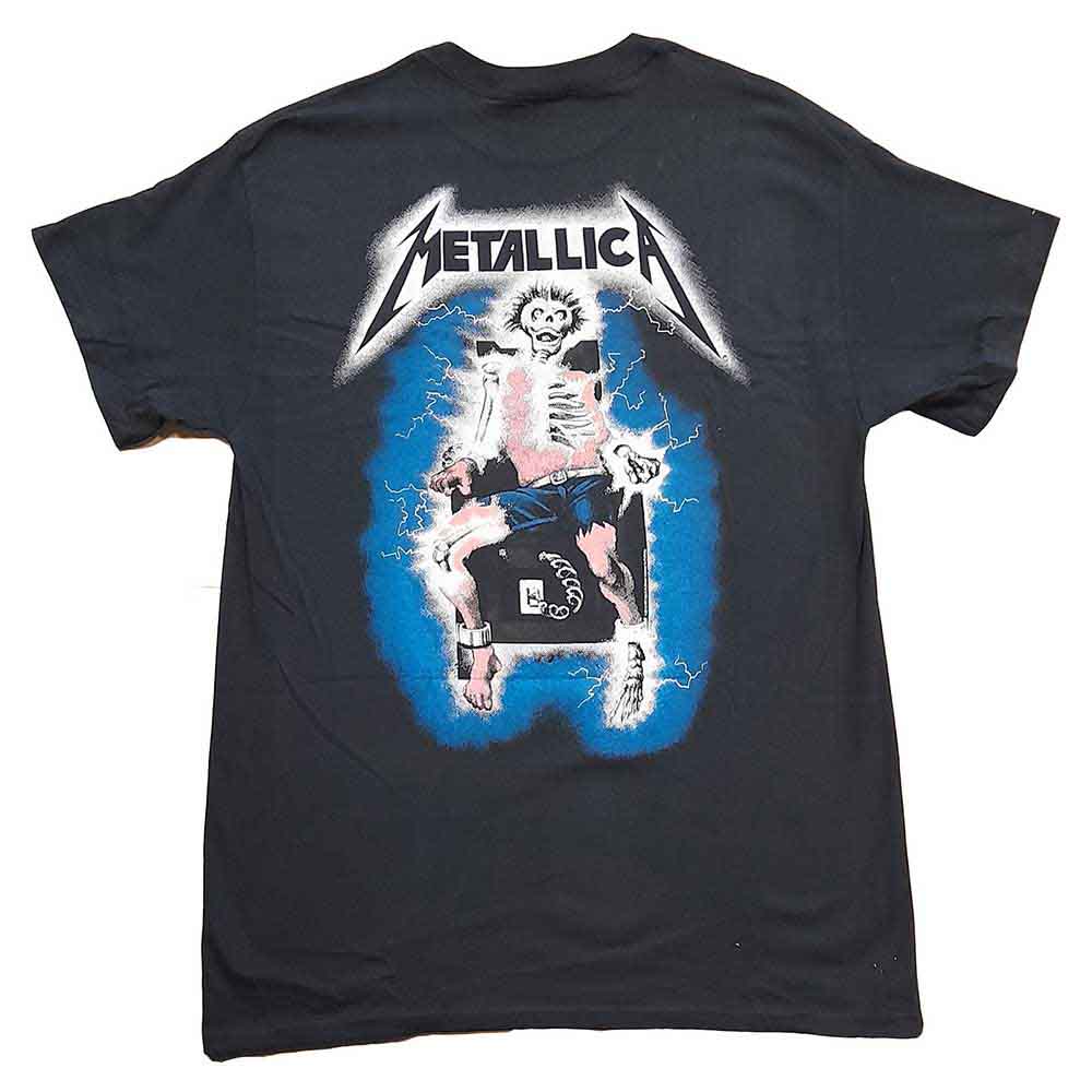 Metallica Unisex T-Shirt: Metal Up Your Ass (Black) (Back Print)