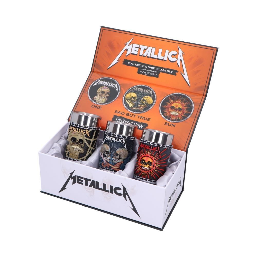 Metallica Shot Glass set 8.5cm - Pre Order