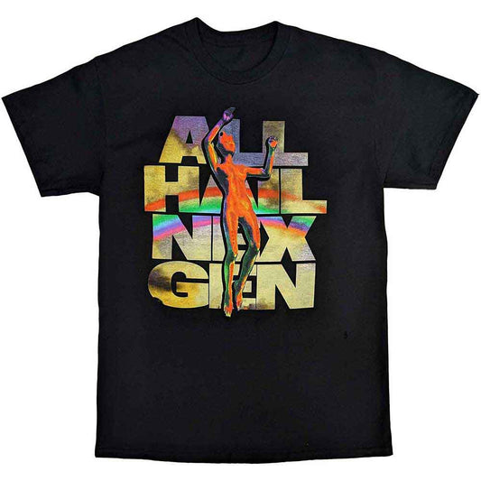 Bring Me The Horizon Unisex T-Shirt: All Hail (Black) (Back Print)