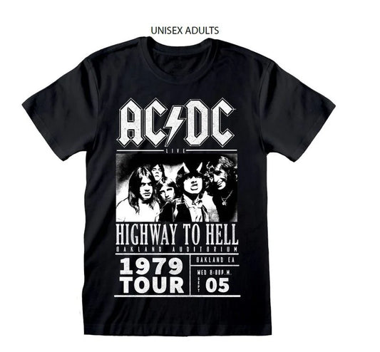 AC/DC Highway To Hell Tour 1979 T-Shirt