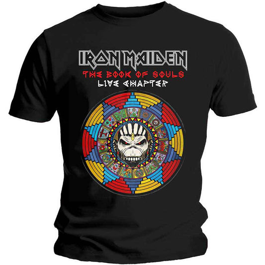 Iron Maiden Unisex T-Shirt: Book of Souls Live Chapter (Black)