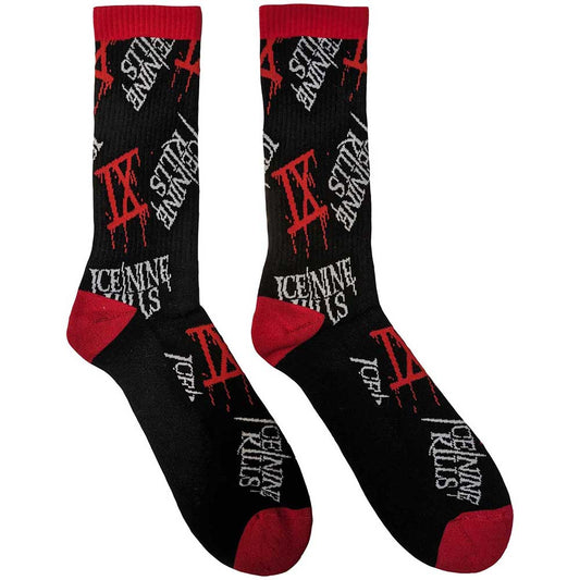 Ice Nine Kills Unisex Ankle Socks: Logos