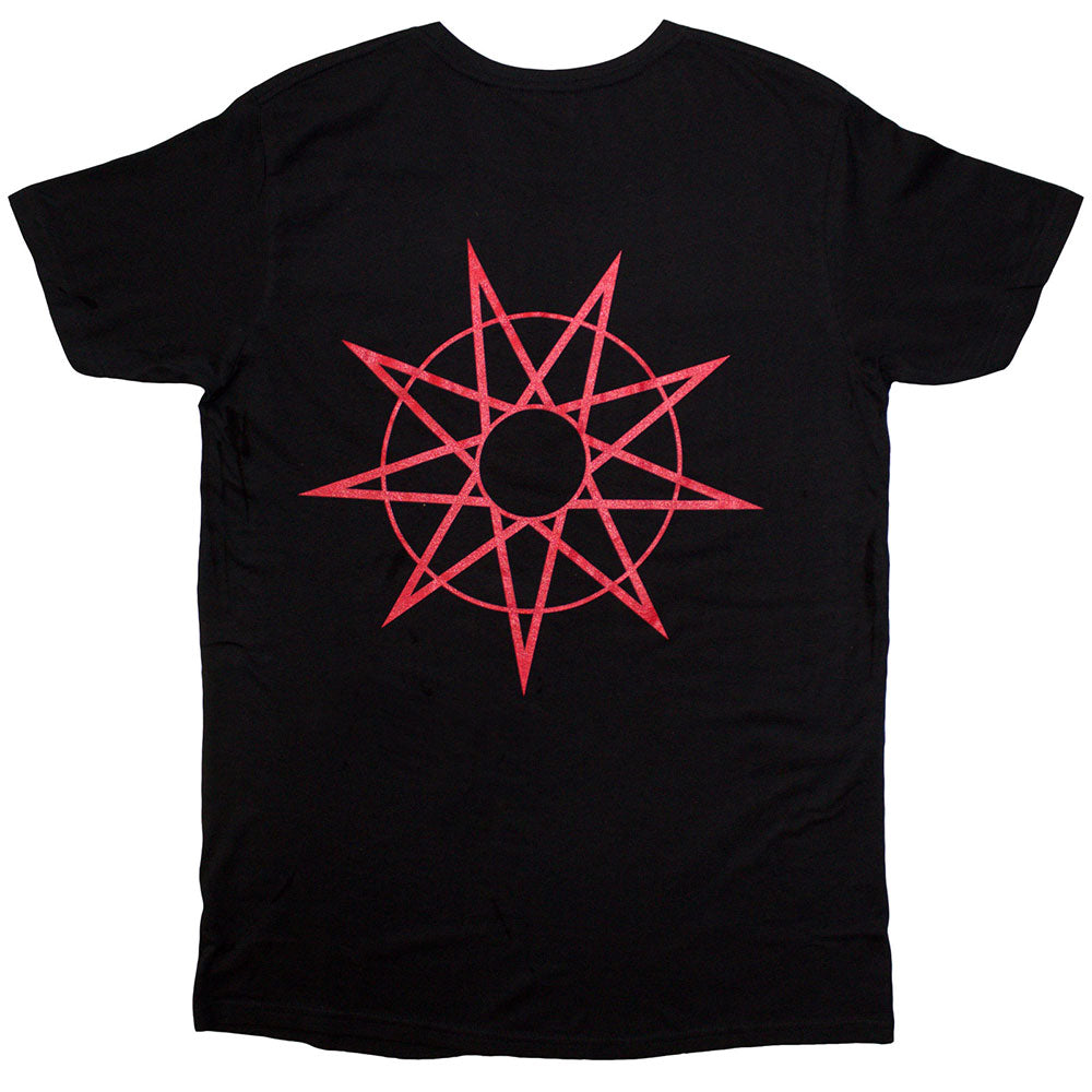 Slipknot Unisex T-Shirt: Blocks (Black) (Back Print)